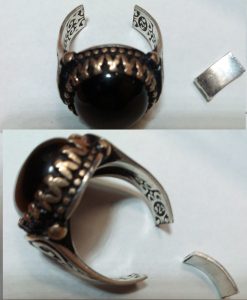 Сломанный серебряный перстень